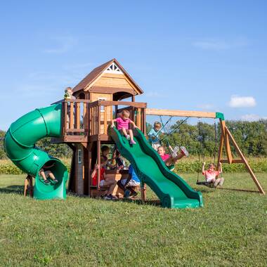 Canyon creek hot sale cedar playset